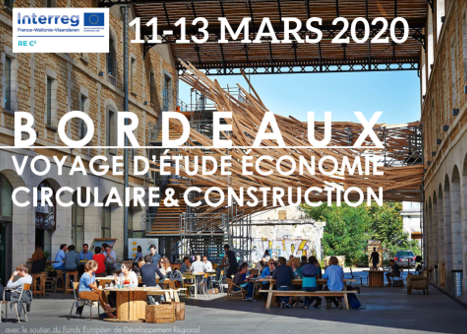 Voyage d'étude économie circulaire et construction à Bordeaux organisé par le cluster Écoconstruction