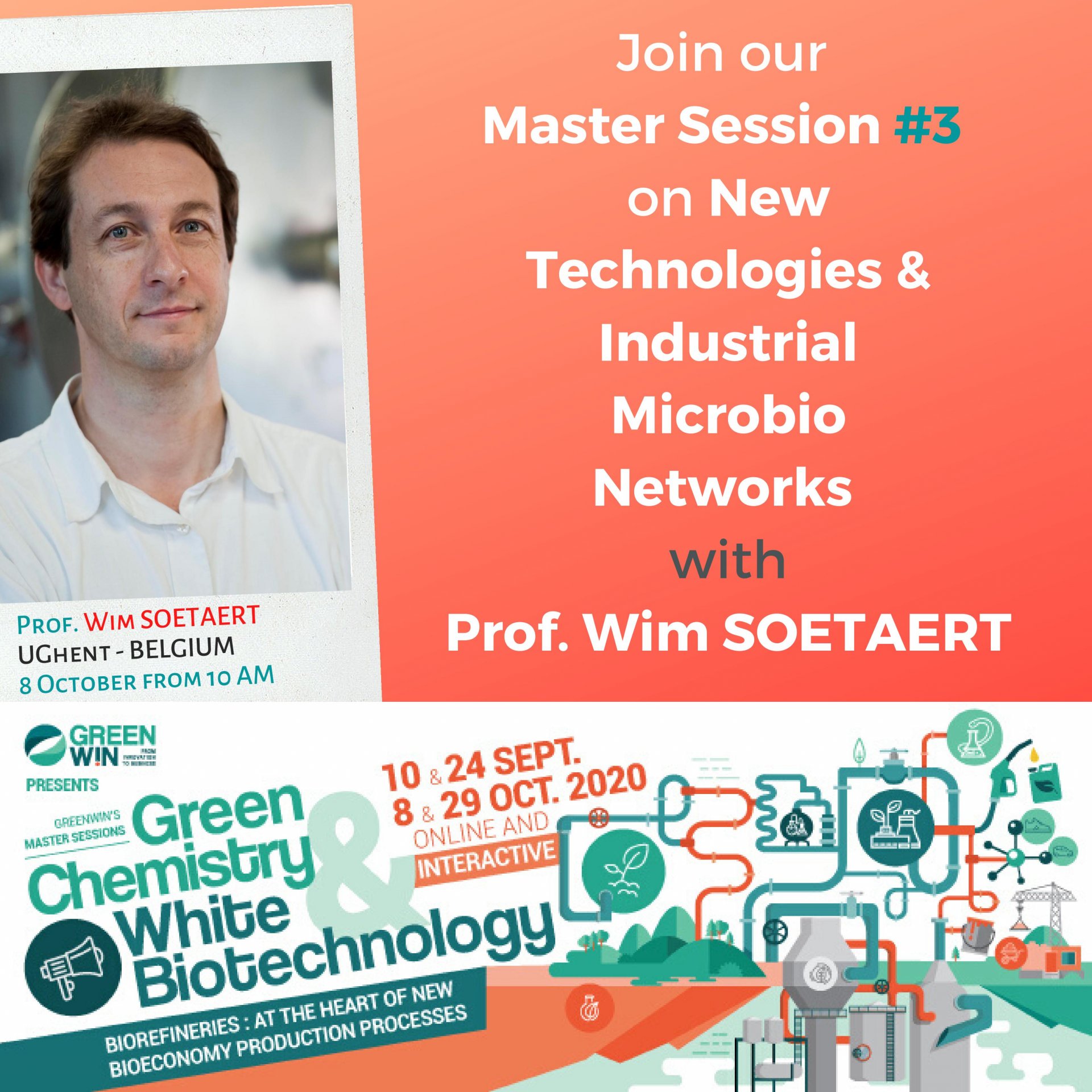 Meet Prof. Wim SOETAERT and find out what the success factors of biorefineries are about !