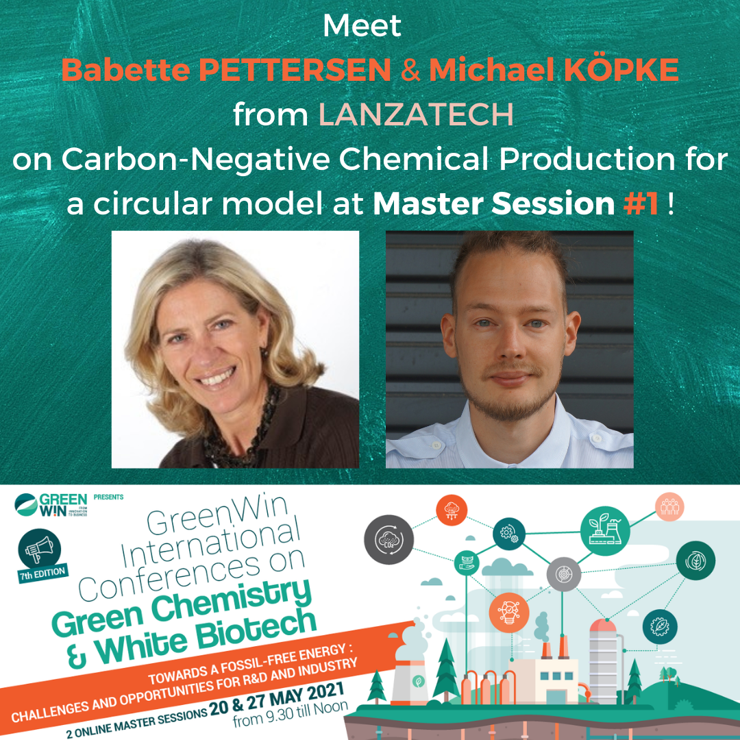 How is Carbon-Negative Chemical Production via gas fermentation leading to circularity? Meet Michael KÖPKE & Babette PETTERSEN from LanzaTech to find out