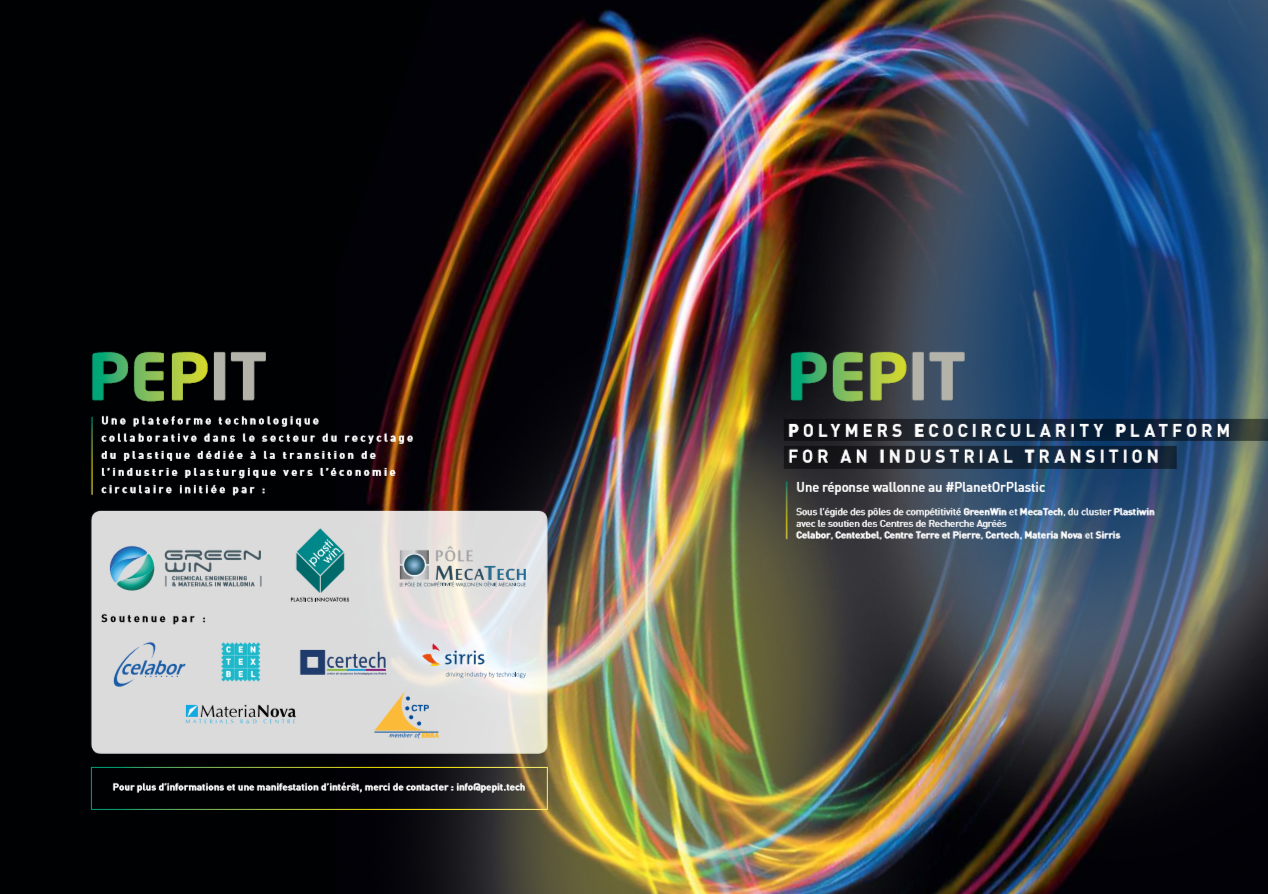 PEPIT : la Plateforme wallonne dédiée à l’écocircularité de l’industrie plastique