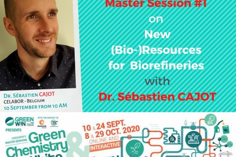 Meet Dr Sébastien CAJOT from Celabor at our online Master Session #1 on 10 September at 10.00 AM