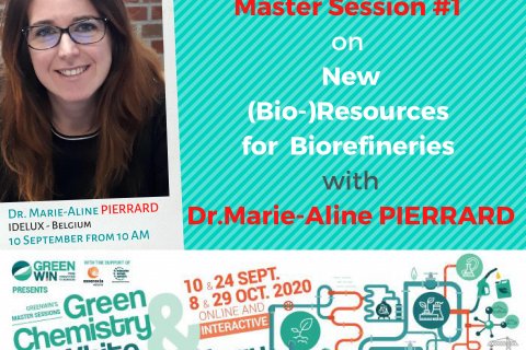 Meet Dr Marie-Aline PIERRARD from IDELUX, on our online Master Session #1, on 10 September at 10 AM