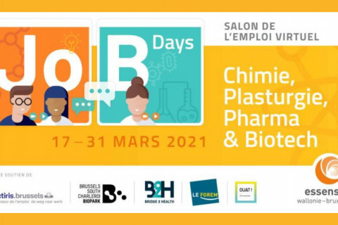 Jobdays chimie, plasturgie, pharma & biotech 17 – 31 mars 2021