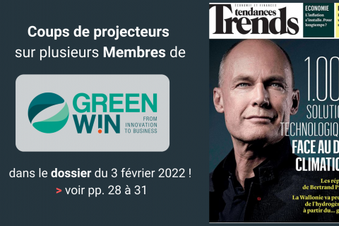 GreenWin et plusieurs de ses Membres sous les projecteurs dans le dossier du Trends Tendances